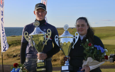 Tómas Hjaltested og Heiðrún Anna eru stigameistarar 2025